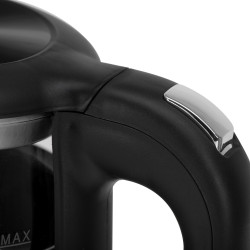 Adler AD 1305 BS Electric Kettle, 1850/2200 W, 1.7 L, Touch Controls, Color LCD Display, Five Temperature Settings (40–100°C), Anti-Scale Filter, Black/Gray