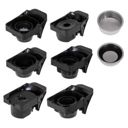 Espressógép őrölt kávéhoz és kapszulákhoz 9v1 Camry CR 4414, 3000W, 19 bar, bézs/fekete