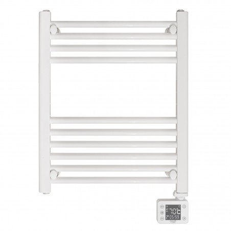 Adler AD 7823 fürdőszoba radiátor, 400 W, 10 fűtőszalag, LED vezérlőpanel, energiatakarékos üzemmód, IP24, fehér