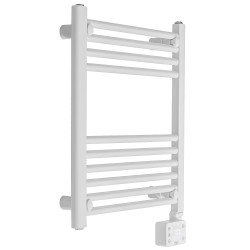 Adler AD 7823 Bathroom Heater, 400W, 10 heating strips, LED control panel, Energy-saving mode, IP24, White