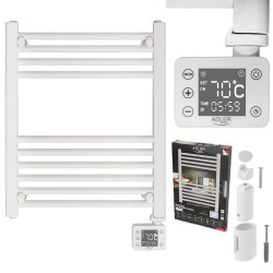 Adler AD 7823 Bathroom Heater, 400W, 10 heating strips, LED control panel, Energy-saving mode, IP24, White