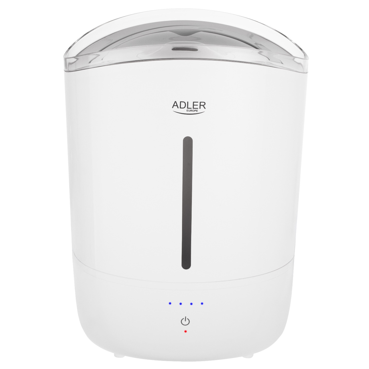 Овлажнител за въздух Adler AD 7971, 30W, До 20м2, 5 литра, 150-300 мл/час, Ултразвук, До 50 часа с едно пълнене, Бял