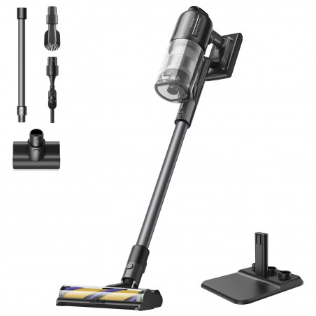 Dreame R20 Ultra VRV57F Upright Vacuum Cleaner, 200AW, 5 power levels, 0.6 L, 90 min runtime, HEPA filter, LCD display, brushless motor, Black