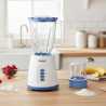 Rosberg R51162B Blender with Grinder, 500W, 1.5 L, 2 speeds + pulse, Blue/White