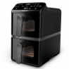 Вертикален фритюрник с горещ въздух Philips Dual Stack 4000 NA460/00, 2750W, 10 л, 13в1,