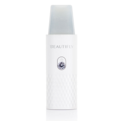 Ултразвуков уред за почистване на лице Beautifly B-Scrub Mini Young, 2W, 60 мин, Електростимулация, Ексфолиране, Йони, Бял