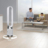 Dyson Purifier Cool PC1 Air Purifier 544901-01, 50W, 30 m², 287 l/s, 10 speeds, Air Multiplier™, Wi-Fi, Bluetooth, Oscillation, White/Silver