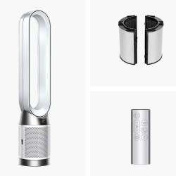 Purificator de aer Dyson Purifier Cool PC1 544901-01, 50 W, 30 m², 287 l/s, 10 viteze, Air Multiplier™, Wi-Fi, Bluetooth, Oscilare, Alb/Argintiu