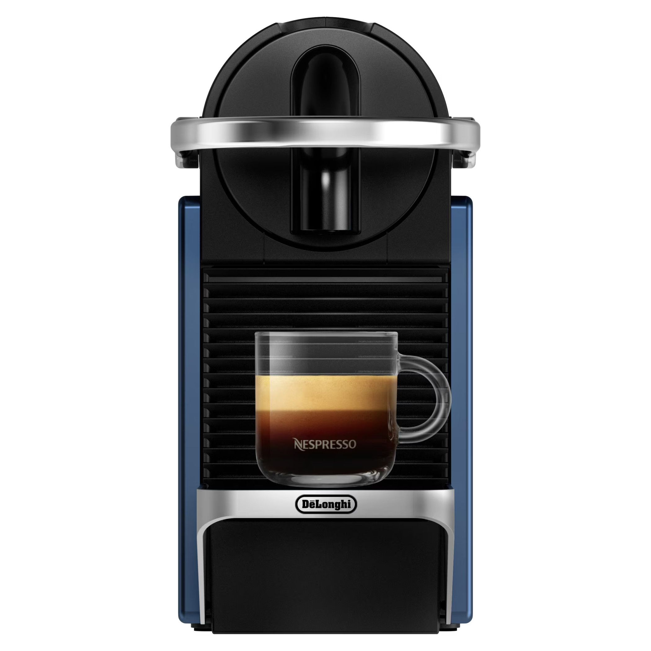 Еспресо машина DeLonghi Pixie EN127.BL, 1260W, 19 bar, 0.7 л, Nespresso, Автоматично изключване, Син