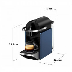 Espressor DeLonghi Pixie EN127.BL, 1260 W, 19 bari, 0,7 L, Nespresso, Oprire automata, Albastru