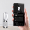 Purificator de aer 2in1 Dyson Purifier Hot+Cool HP1 544826-01, Incalzire/Racire, 50 W, 30 m2, 287 l/s, 10 viteze, Air Multiplier™, Wi-Fi, Bluetooth, Oscilatie, Alb/Argintiu