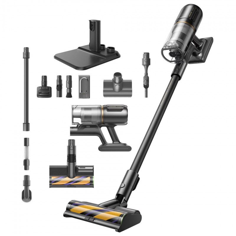 Dreame Z30 Ultra VZV78V Upright Vacuum Cleaner, 880W, 330AW, 150,000 rpm, 3 speed settings, 0.6 L, 90 min runtime, HEPA H14, LED, Brushless motor, Omni-brush, Black