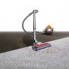 Dyson Cinetic Big Ball Multi Floor 2 Bagless Vacuum Cleaner 230278-01, 700W, 170AW, 0.8 L, Radial Root Cyclone, Auto-righting if tipped over, Nickel/Yellow