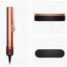 Dyson HT01 Airstrait Amsi/Pkcp 143343-01 Hair Straightener, 1600W, Max 140°C, Ionization, 6 Temperature Settings, Hair-Friendly, Copper Coating, LCD Display, Amber/Rosé Champagne