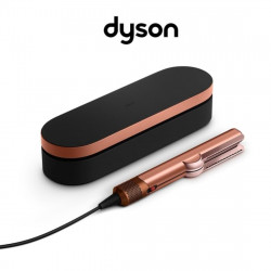 Преса за коса Dyson HT01 Airstrait Amsi/Pkcp 143343-01, 1600W, Маx 140C, Йонизация, 6 нива на темп, Щадяща косата, Медно покритие, LCD дисплей, Кехлибар/розово шампанско