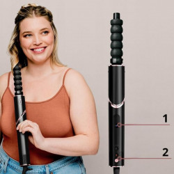 Uscator si styler pentru par 3in1 Shark FlexStyle HD426EU, 1650 W, 3 viteze, 3 temperaturi, Infasurare si fixare automata a buclelor Coanda, Uscare, Indreptare, Negru