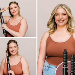 Shark FlexStyle HD426EU 3-in-1 Hair Dryer and Curling Iron, 1650W, 3 speeds, 3 heat settings, Coanda automatic curling and setting, Drying, Straightening, Black