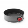 Lekue 1009475 Springform Pan, 24 cm diameter, Ceramic non-stick coating, Carbon steel, From +4°C to +240°C, Black/Red