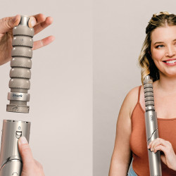 Shark FlexStyle HD426SLEU 3-in-1 Hair Dryer and Curling Iron, 1650W, 3 speeds, 3 heat settings, Coanda automatic curling and curl-setting, Drying, Straightening, Champagne