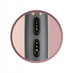 Πιστολάκι μαλλιών Remington AC9140B OPTIheat Proluxe Midnight Edition, 2400 W, 2 ταχύτητες, Ψηφιακή οθόνη, Συγκεντρωτής, Μαύρο