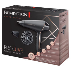 Remington AC9140B OPTIheat Proluxe Midnight Edition hajszárító, 2400 W, 2 sebességfokozat, digitális kijelző, koncentrátor, fekete