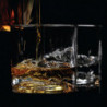 LIITON 1009930 Mount Rainier Whiskey Glass Set, 260 ml, 2 pieces, Thick-walled, 3D base shaped like Mount Rainier, Clear