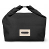 Black+Blum LBB018 Insulated Lunch Bag, 6.7 L, 33.5 x 15.5 x 31 cm, Water-Repellent, Roll-Top, Carrying Strap, BPA-Free, Black