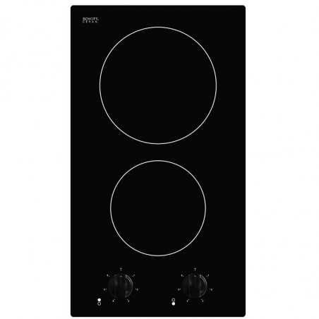 Crown VC 32 Built-In Cooktop, 3000W, 12 Settings, Residual Heat Indicator, Black