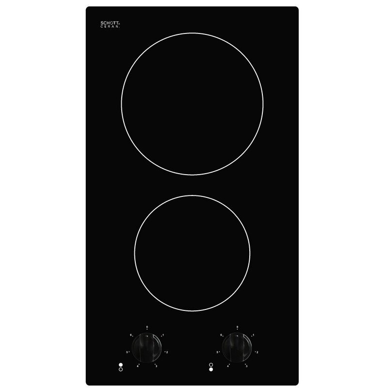 Плот за вграждане Crown VC 32, 3000W, 12 степени, Индикатор за оставаща топлина, Черен