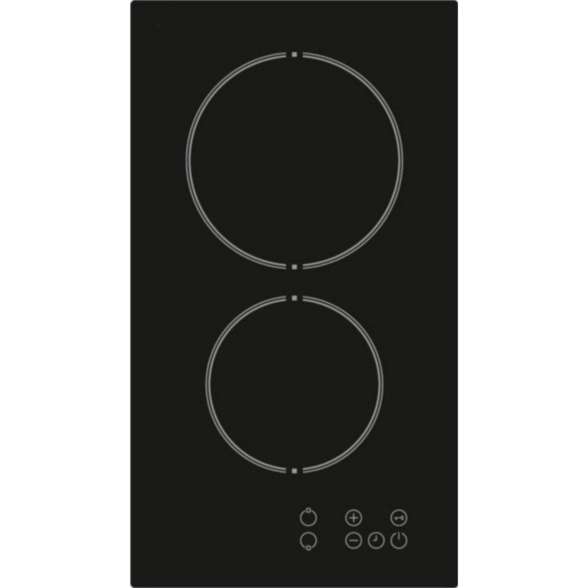 Плот за вграждане Finlux FXVT 302 ECO, 3000W, 9 степени, Индикатор за оставаща топлина, Сензорно управление, Черен