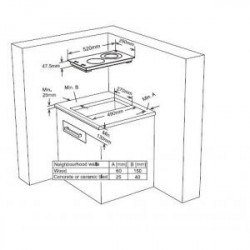 Плот за вграждане Finlux FXVT 302 ECO, 3000W, 9 степени, Индикатор за оставаща топлина, Сензорно управление, Черен