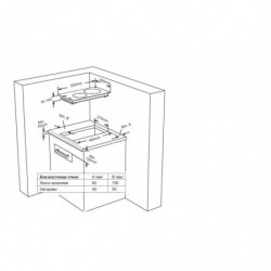 Εντοιχισμένη εστία Finlux FXVT 312D, 2900 W, ένδειξη υπολειπόμενης θερμότητας, χειριστήριο αφής, Μαύρο