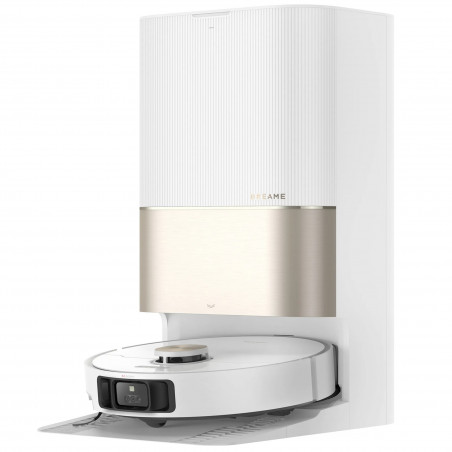 Aspirator robot Dreame X40 Ultra Complete RLX63CE-2, 12000 Pa, 180 min, 3,2 l, Camera AI RGB, Wi-Fi, Curatare uscata/umeda, OmniDirt, Autocuratare a mopului la 70°C, Statie de golire automata, Alb