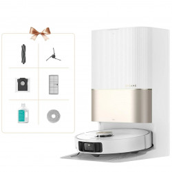 Dreame X40 Ultra Complete RLX63CE-2 Robot Vacuum, 12,000 Pa, 180 min, 3.2 L, AI RGB Camera, Wi-Fi, Dry/Wet, OmniDirt, Self-cleaning Mop at 70°C, Automatic Docking Station, White