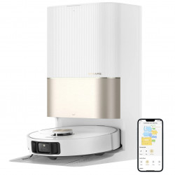 Aspirator robot Dreame X40 Ultra Complete RLX63CE-2, 12000 Pa, 180 min, 3,2 l, Camera AI RGB, Wi-Fi, Curatare uscata/umeda, OmniDirt, Autocuratare a mopului la 70°C, Statie de golire automata, Alb