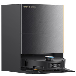 Dreame X60 Ultra RLX86DE robotporszívó, 35 000 Pa, 180 perc, 0,2 l, VersaLift, OmniSight AI, automatikus adagolás és öntisztítás, hangvezérlés, fekete