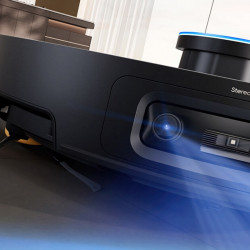 Dreame X60 Ultra RLX86DE robotporszívó, 35 000 Pa, 180 perc, 0,2 l, VersaLift, OmniSight AI, automatikus adagolás és öntisztítás, hangvezérlés, fekete