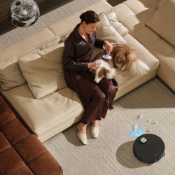 Dreame X60 Ultra RLX86DE Robot Vacuum, 35,000 Pa, 180 min, 0.2 L, VersaLift, OmniSight AI, Automatic Dosing and Self-Cleaning, Voice Control, Black