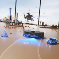 Dreame X60 Ultra RLX86DE robotporszívó, 35 000 Pa, 180 perc, 0,2 l, VersaLift, OmniSight AI, automatikus adagolás és öntisztítás, hangvezérlés, fekete