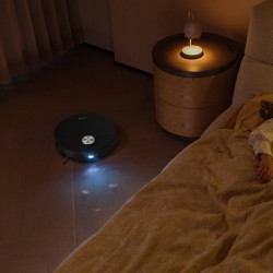 Dreame X60 Ultra RLX86DE robotporszívó, 35 000 Pa, 180 perc, 0,2 l, VersaLift, OmniSight AI, automatikus adagolás és öntisztítás, hangvezérlés, fekete