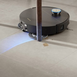 Dreame X60 Ultra RLX86DE robotporszívó, 35 000 Pa, 180 perc, 0,2 l, VersaLift, OmniSight AI, automatikus adagolás és öntisztítás, hangvezérlés, fekete