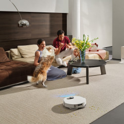 Dreame X60 Ultra Complete RLX87DE-WH robotporszívó, 180 perc, 0,2 l, AI-kamerák, VersaLift, automatikus töltőállomás, hangvezérlés, fehér