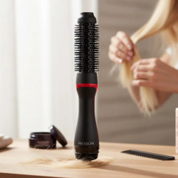 REVLON One-Step Root Booster Hot Air Brush RVDR5292, 820W, 3 heat settings, 3 speed settings, Ceramic coating, Ionization, Cool tip, Black/Pink
