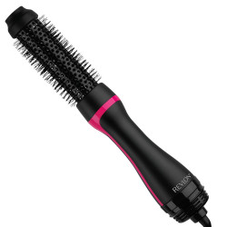 REVLON One-Step Root Booster Hot Air Brush RVDR5292 elektromos hajformázó és hajszárító kefe, 820 W, 3 hőfok, 3 sebességfokozat, kerámia bevonat, ionizálás, hideg levegő funkció, fekete/rózsaszín