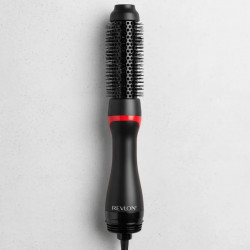 REVLON One-Step Root Booster Hot Air Brush RVDR5292, 820W, 3 heat settings, 3 speed settings, Ceramic coating, Ionization, Cool tip, Black/Pink