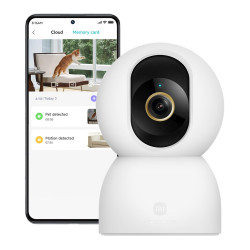 Камера за видеонаблюдение Xiaomi Smart C701 BHR07X7EU, IP, 360 гр, Нощно виждане, Wi-Fi, 1080P, AI, Бял