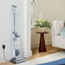 Shark Freestyle Max SV2002 Upright Vacuum Cleaner, 30W, 0.7 L, 20 min, 2 speeds, 2 power settings, LED lights, Charging station, Blue