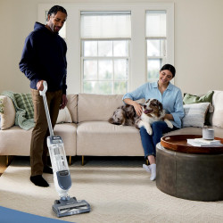 Shark Freestyle Max SV2002 Upright Vacuum Cleaner, 30W, 0.7 L, 20 min, 2 speeds, 2 power settings, LED lights, Charging station, Blue