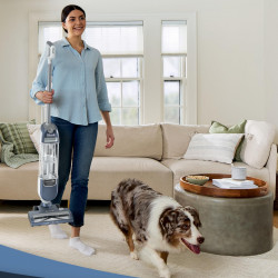 Shark Freestyle Max SV2002 Upright Vacuum Cleaner, 30W, 0.7 L, 20 min, 2 speeds, 2 power settings, LED lights, Charging station, Blue