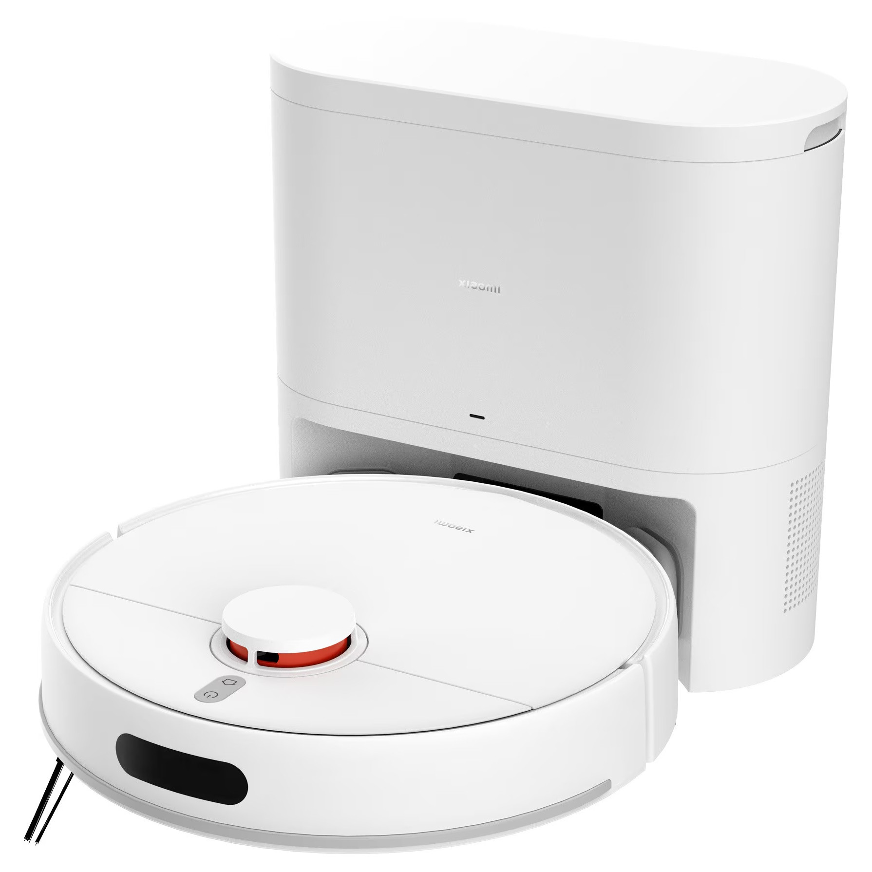 Прахосмукачка робот Xiaomi BHR07XBEU H40, 10000 Pa, 180 мин, 4 л, Автоматична станция, LDS навигация, Избягване на предмети, Мобилно приложение, Бял